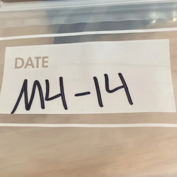 Liddy Crossover Hem Tunic Blouse Navy Blue Jersey L-XL Stretchy - Picture 6 of 6